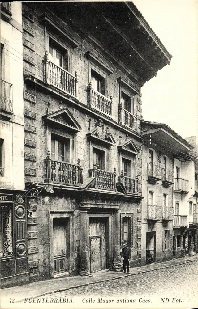 Fuenterrabia. Calle Mayor antiga Casa — ND Fot. n° 73 - Frente
