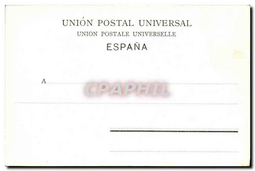 Aranjuez - Salão dos Reis Católicos — P.Z. 10199 - Verso