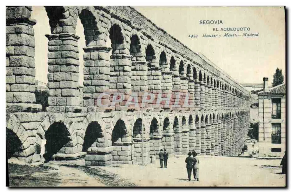 सेगोविया — एक्वेडक्ट — हॉज़र ए मेनेट, मैड्रिड, संख्या 1459 - आगे
