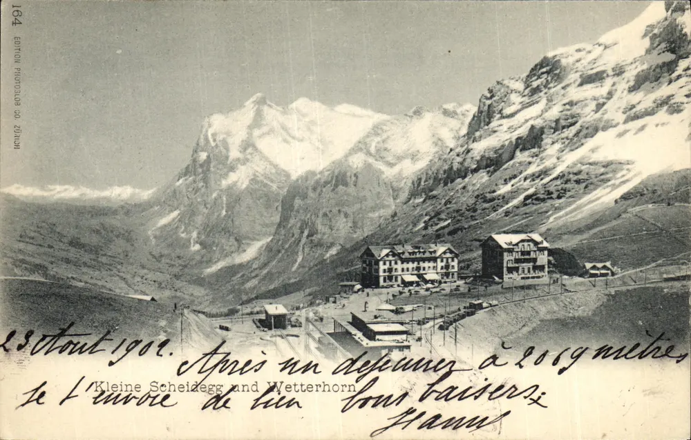 See Urnersee — Aussicht von der Bergstation Kleine Scheidegg — Fotografie Zürich, Nr. 164 - Vorderseite