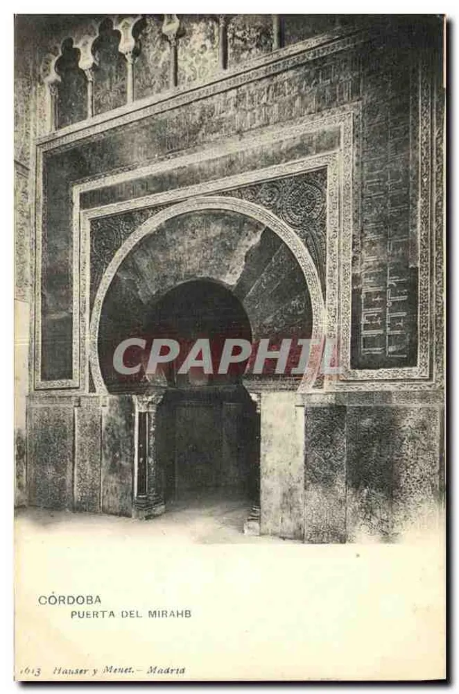 Córdoba — Poort van het Mirahb — Hauser y Menet, n° 1613 - Voorkant