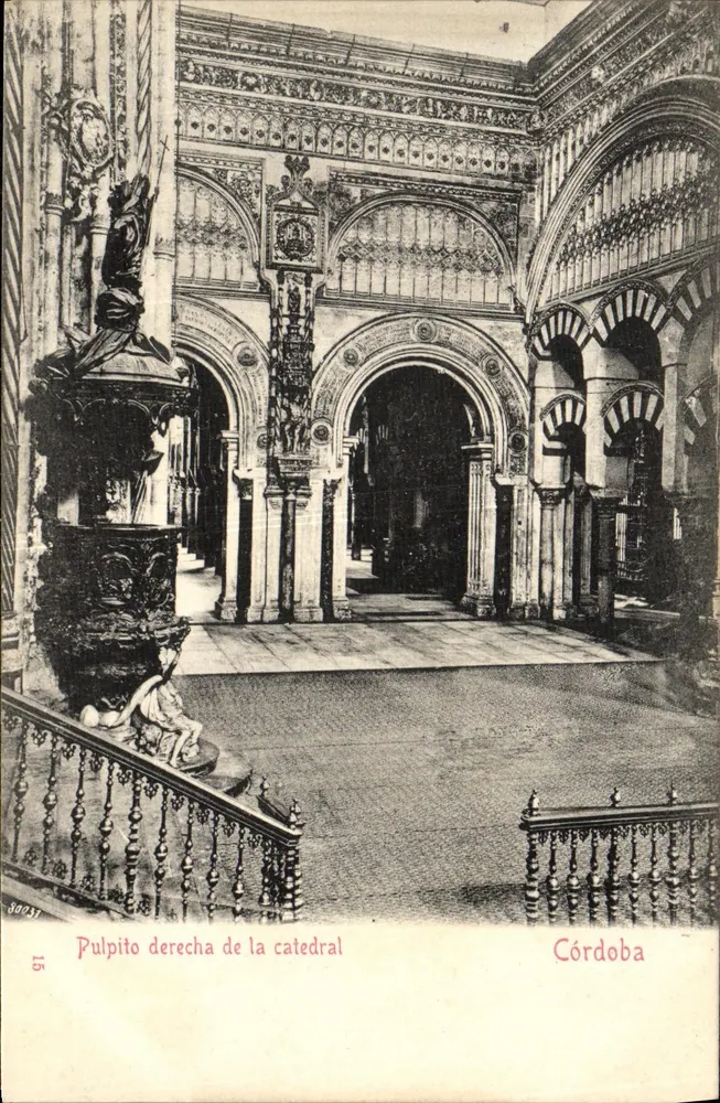 Púlpito direito da catedral — Córdoba — Stengel & Co., Dresden - Frente