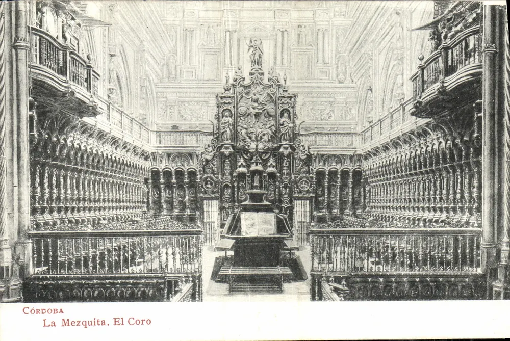 Córdoba — Die Moschee. Der Chor — Union Postal Universal, Spanien - Vorderseite