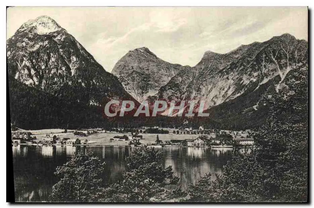Pertisau am Achensee — vista do lago e das montanhas — editor Tegernsee - Frente
