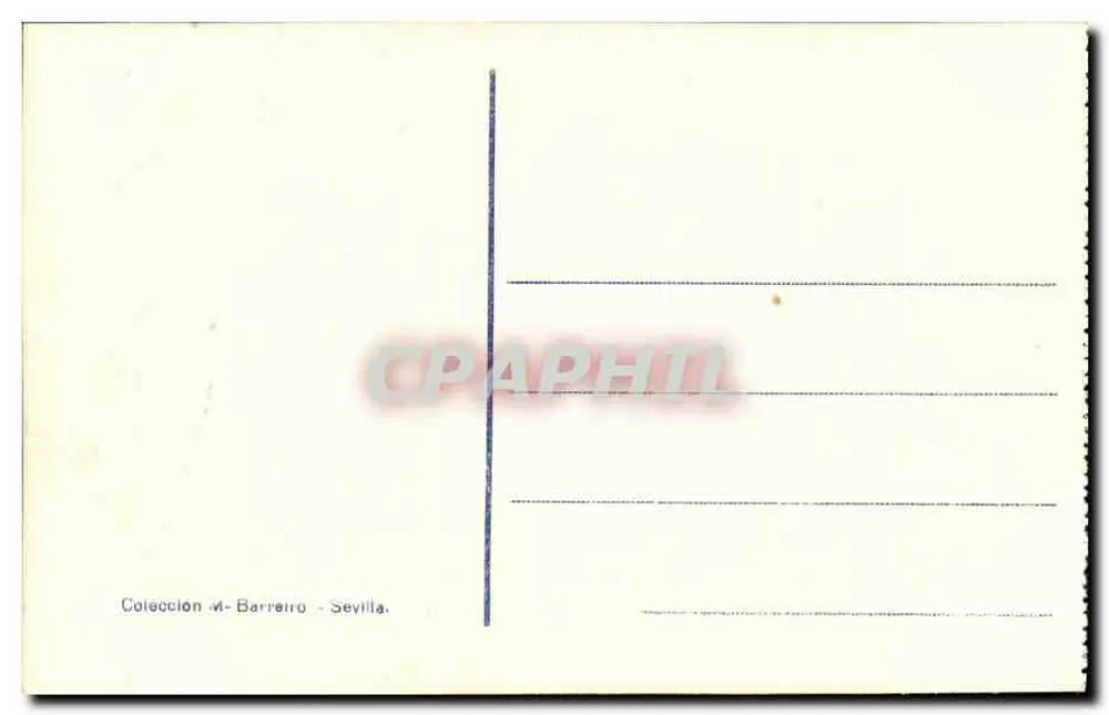 Sevilla: Kathedraal, Poort van de Palos — Collectie Vi-Barreiro, n°51 - Achterkant