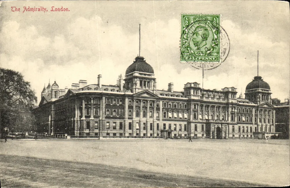 The Admiralty, Londen — uitzicht op het gebouw — uitgever S.S.U. & 59, Ludgate Hill, Londen - Voorkant