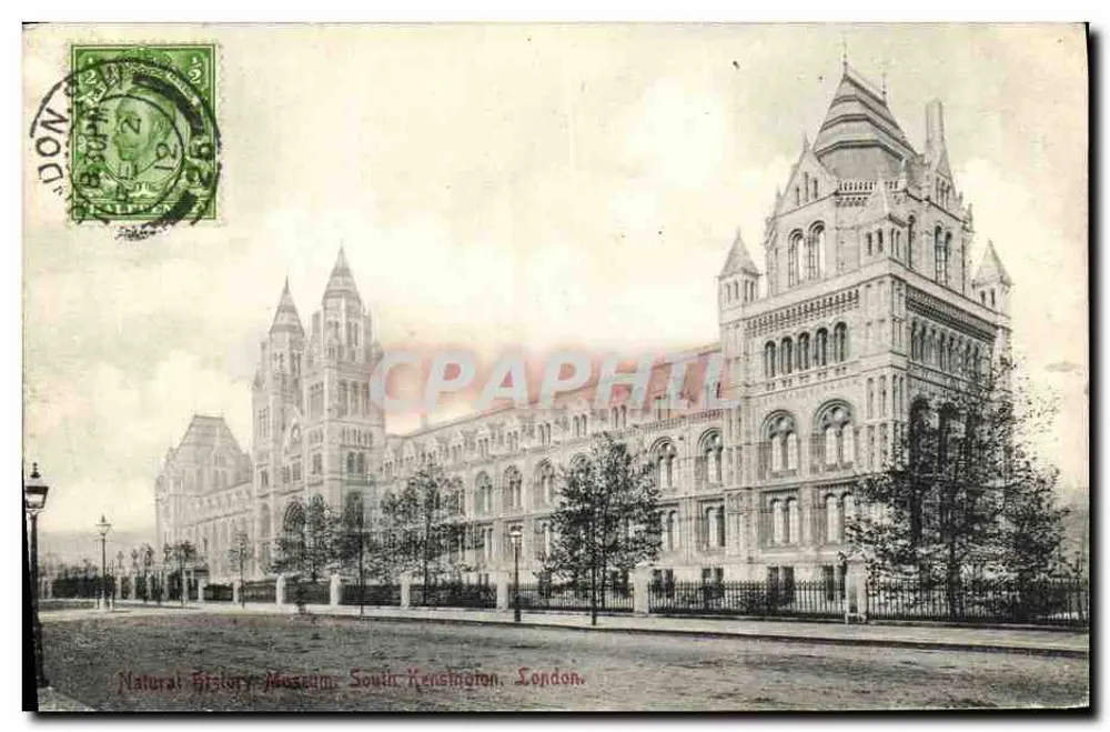 Naturhistorisches Museum, South Kensington, London — architektonische Ansicht — S.S.U. & 59, Ludgate Hill, London - Vorderseite