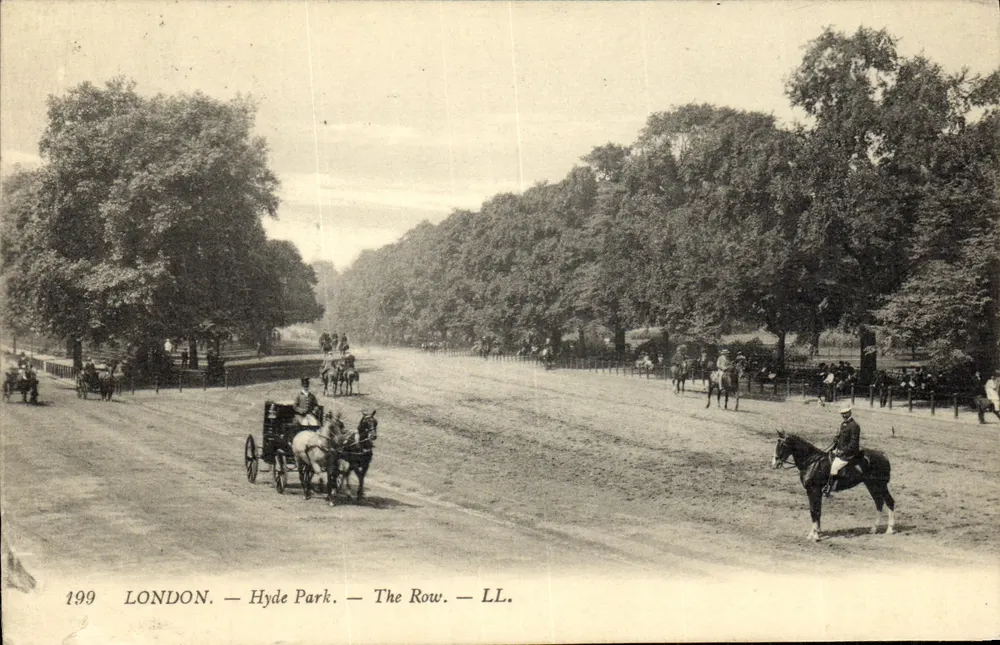 LONDRES — Hyde Park — The Row — LL. — n° 199 - Frente