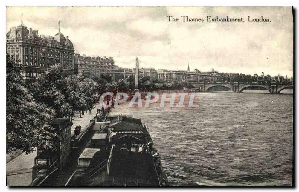 Der Thames Embankment, London — National Series — M.&L.M. Gal. - Vorderseite