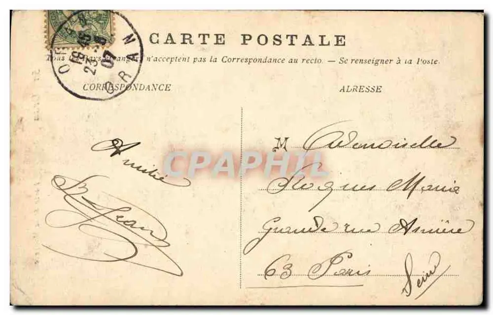 Oran — Porta da Mesquita — editor desconhecido, n° 51 - Verso