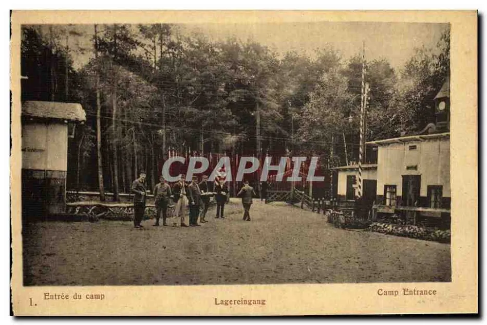 Camp-Eingang — Serie 1, unbekannter Verleger - Vorderseite