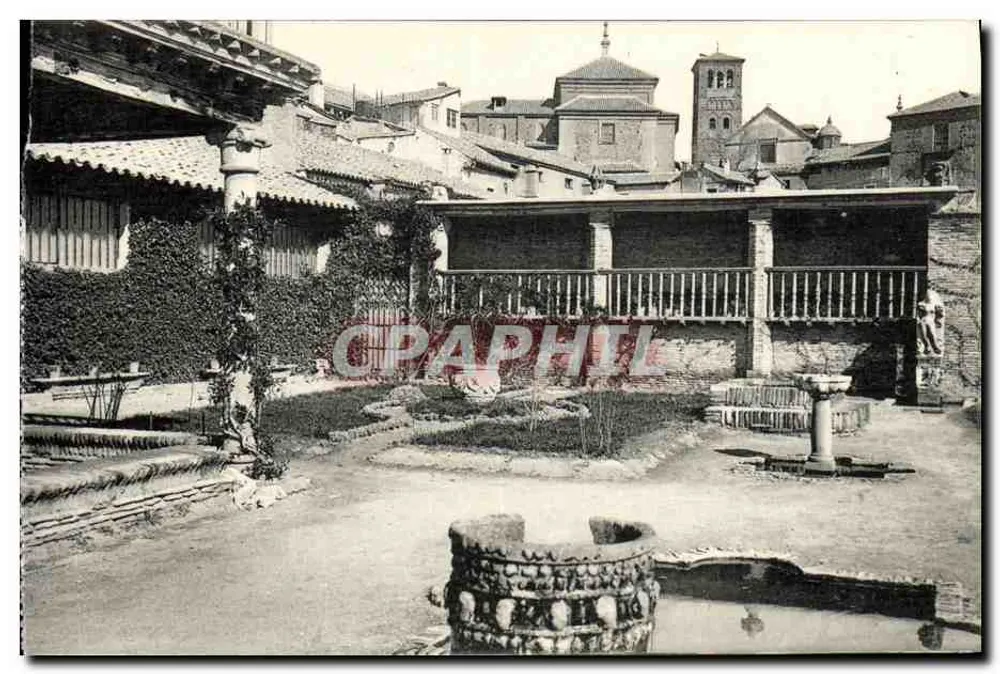 Toledo — Casa del Greco — Jardim — L. Roigán, Imprensa - Barcelona - Frente