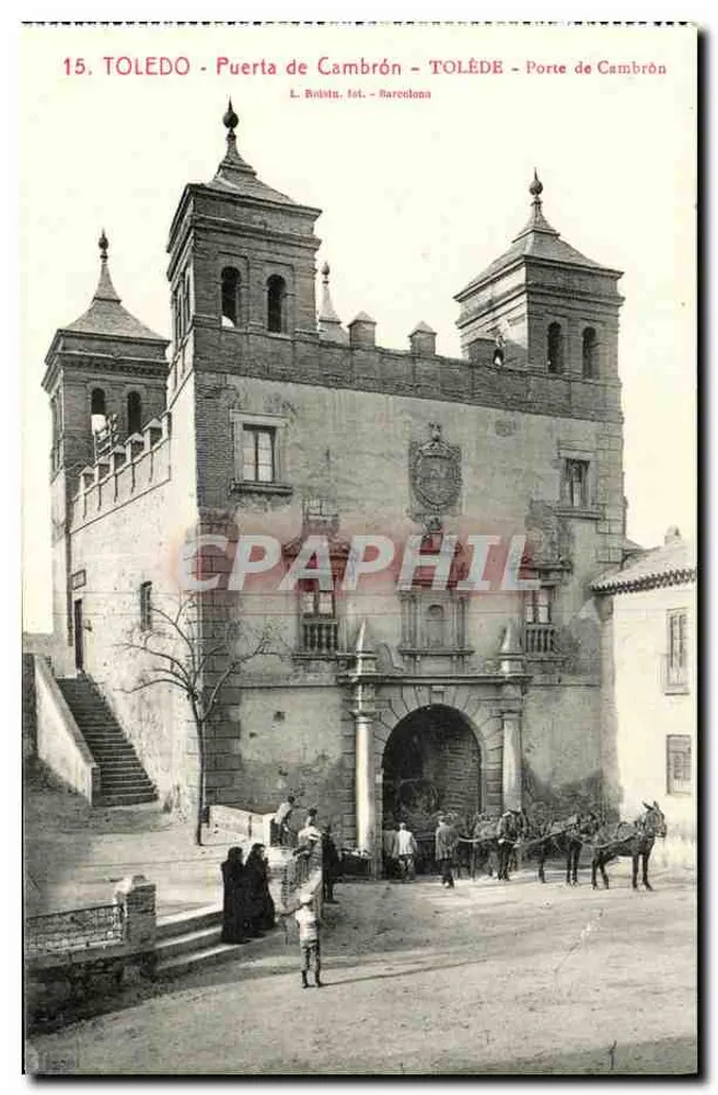Toledo - Porta de Cambrón — L. Briñís, fot. - Raredona - Frente