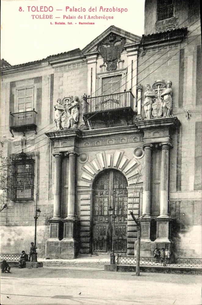 Toledo — Palácio do Arcebispo — L. Roisin, fot. - Barcelona - Frente