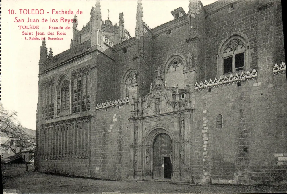 Toledo - Facade van San Juan de los Reyes — L. Roisln, fot. Barcelona - Voorkant