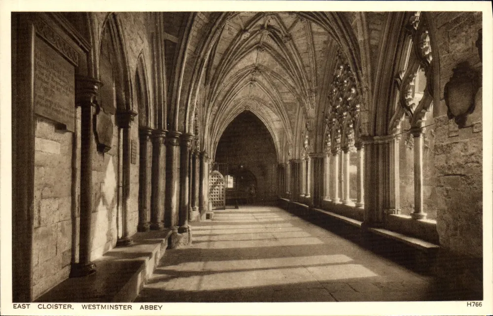 Ostklöster, Westminster Abbey — Innenansicht — Verlag H766 - Vorderseite