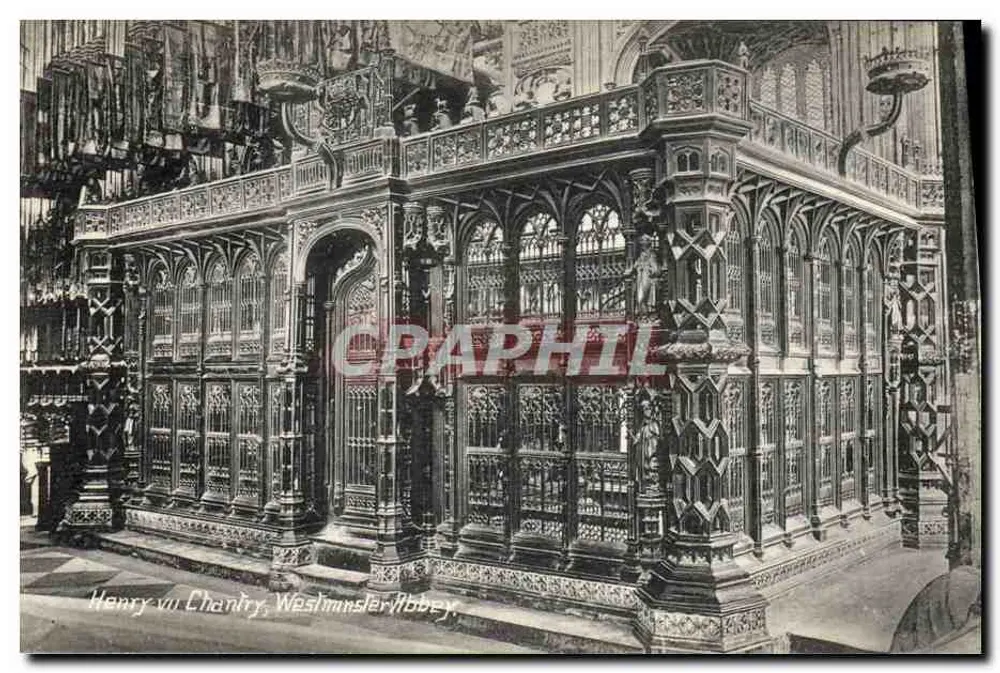 Chantry von Heinrich VII — Westminster Abbey — Valentine's Scales - Vorderseite