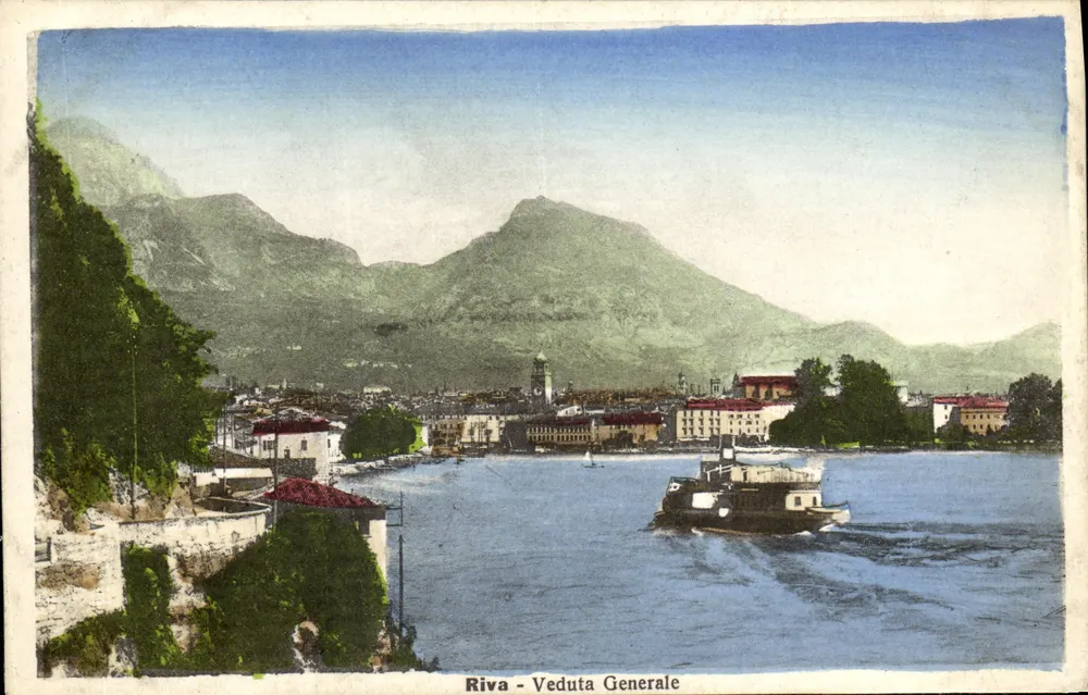Riva - Vista Geral — vista geral do lago — edição Gino Bianchi - Frente