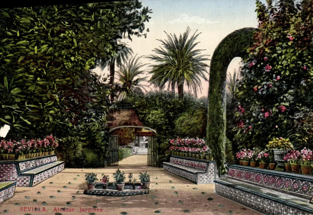 Sevilha. Jardins do Alcáçar — editor C.R.S. n°78 - Frente