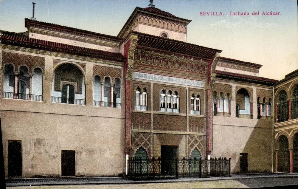 Sevilla. Fachada del Alcázar — C.R.S. n° 138 - Anverso