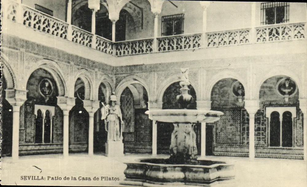Sevilla: Patio de la Casa de Pilatos — Madrid - Vorderseite