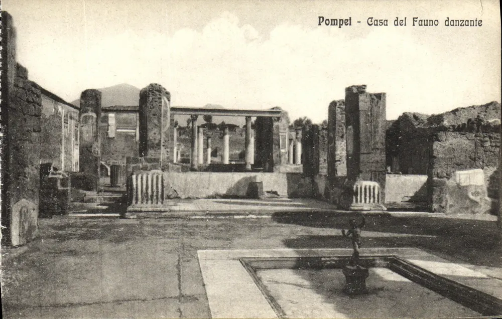 Pompeii - Casa del Fauno danzante — Verlag Domenico Trampetti, Nr. 15116 - Vorderseite