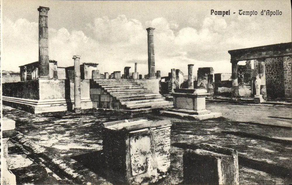 Pompeia - Templo de Apolo — editor Domenico Tramipetti, n° 15106 - Frente