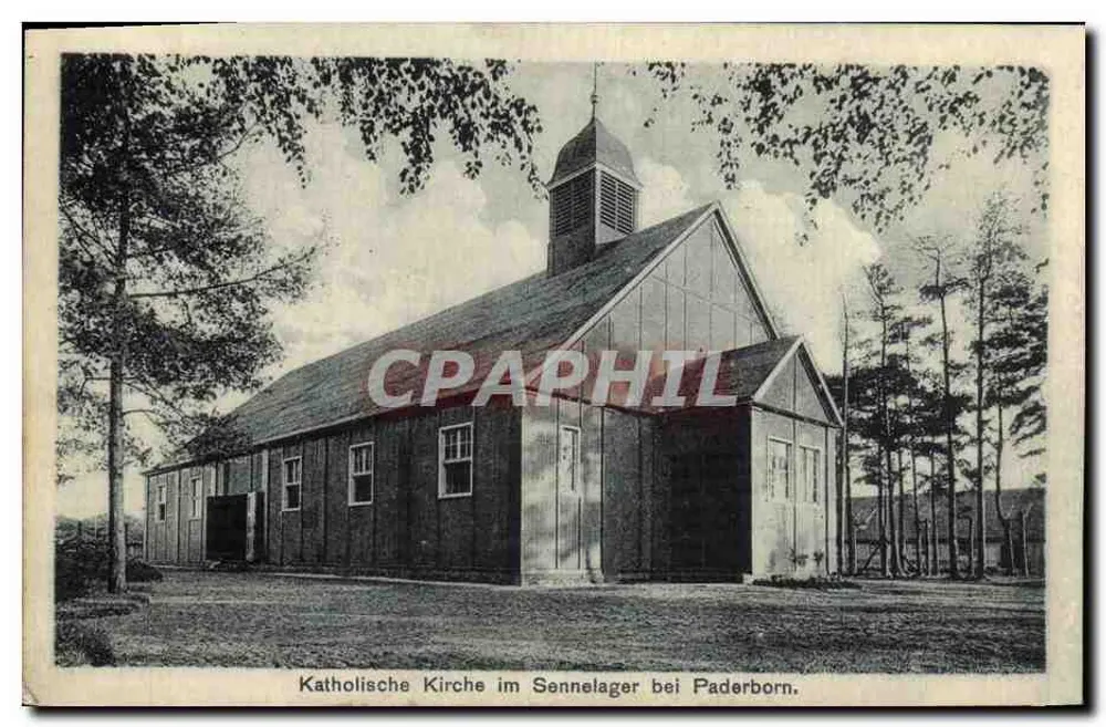 Katholische Kirche in Sennelager bei Paderborn — Verlag A. Ophoven, Paderborn - Vorderseite