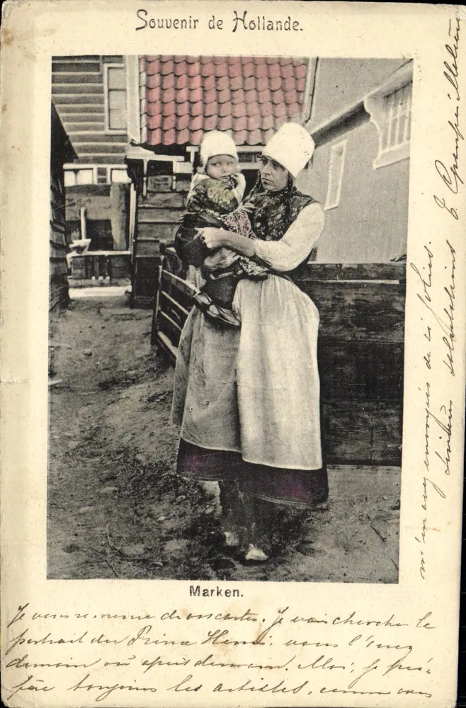 Frau und Kind — Straßenbild in Marken — éditeur Uitg. International Trading Company, n° 220 - Vorderseite