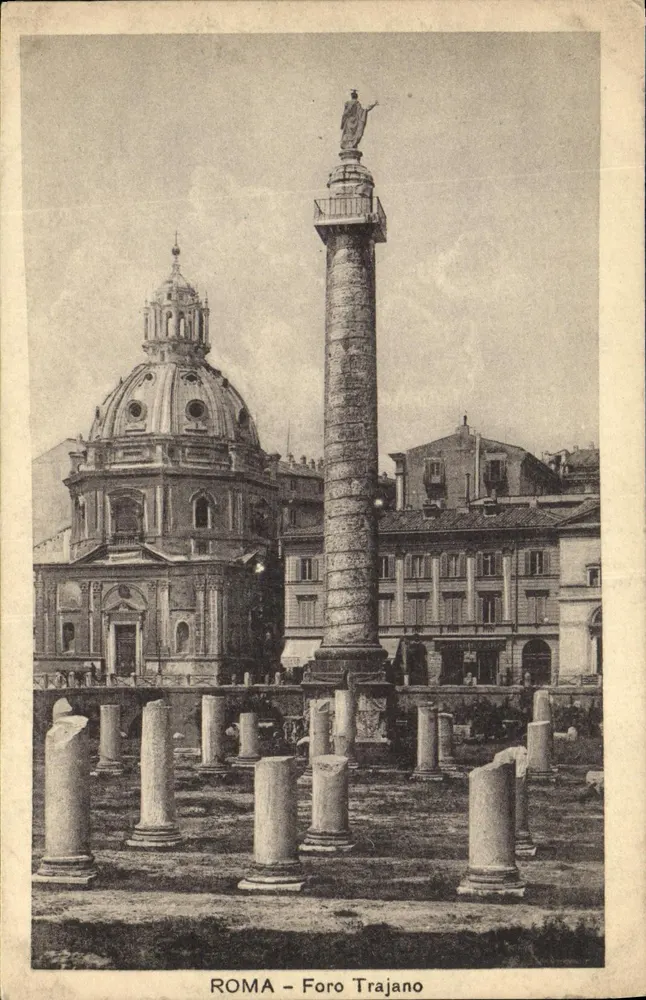 ROMA – Fórum Trajano — editor D.M.R. n° 10180 - Frente