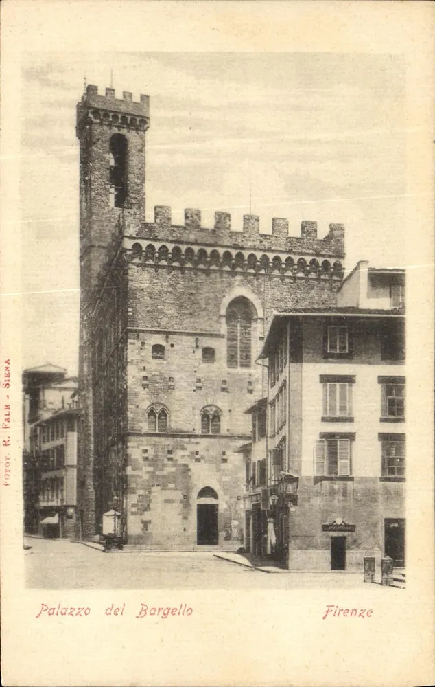 Palácio do Bargello — Florença — FOTO R. FALB - SIENA - Frente