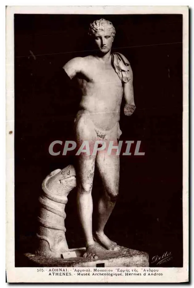 Atenas - Museo arqueológico - Hermes de Andros — Della, Atenas, n°505 - Anverso