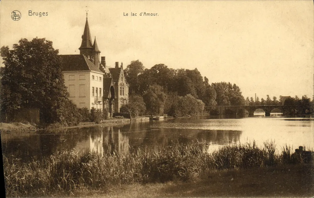 Bruges — O Lago do Amor — Nels, Bruges, Série No. 47 - Frente