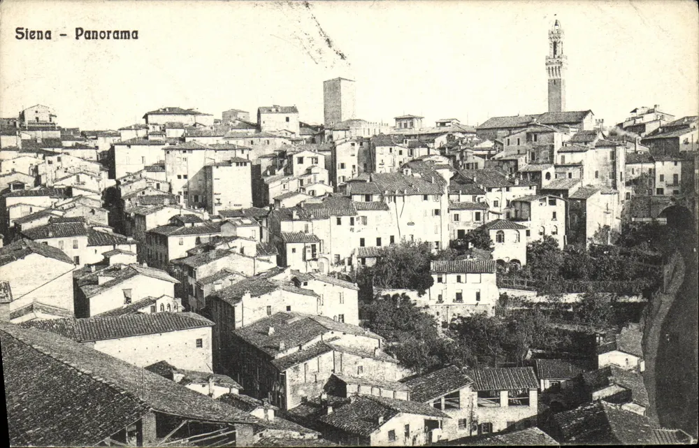 Sienne — Panorama — éditeur non visible, n° de série non lisible - Frente