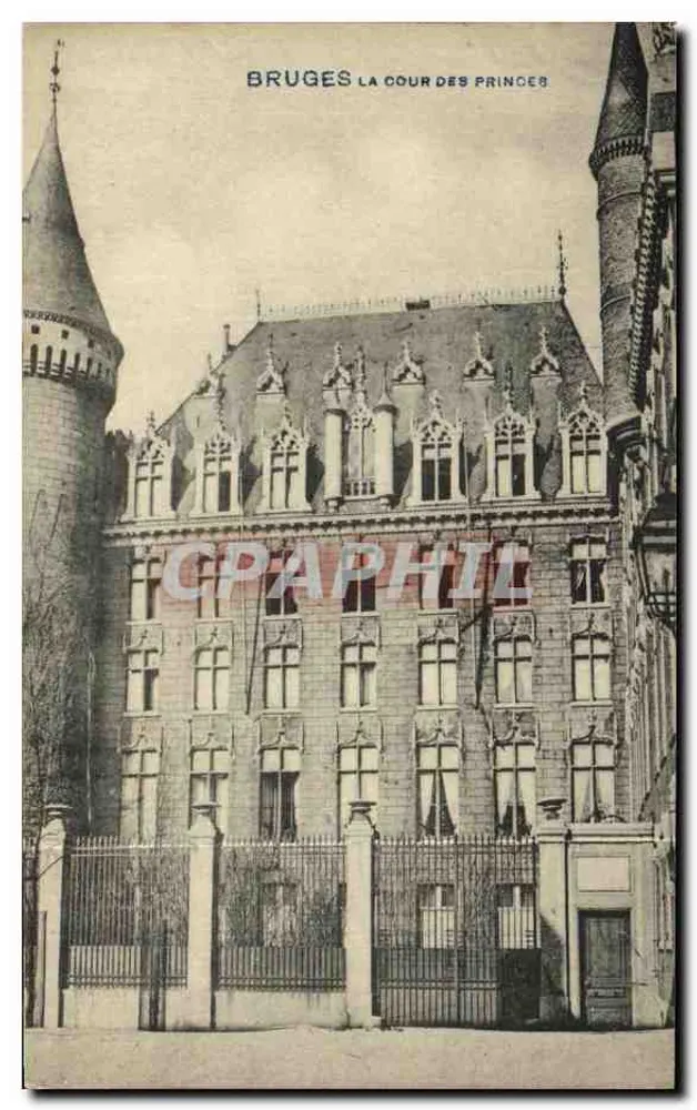 Bruges - A Cour dos Príncipes — número de série não visível - Frente