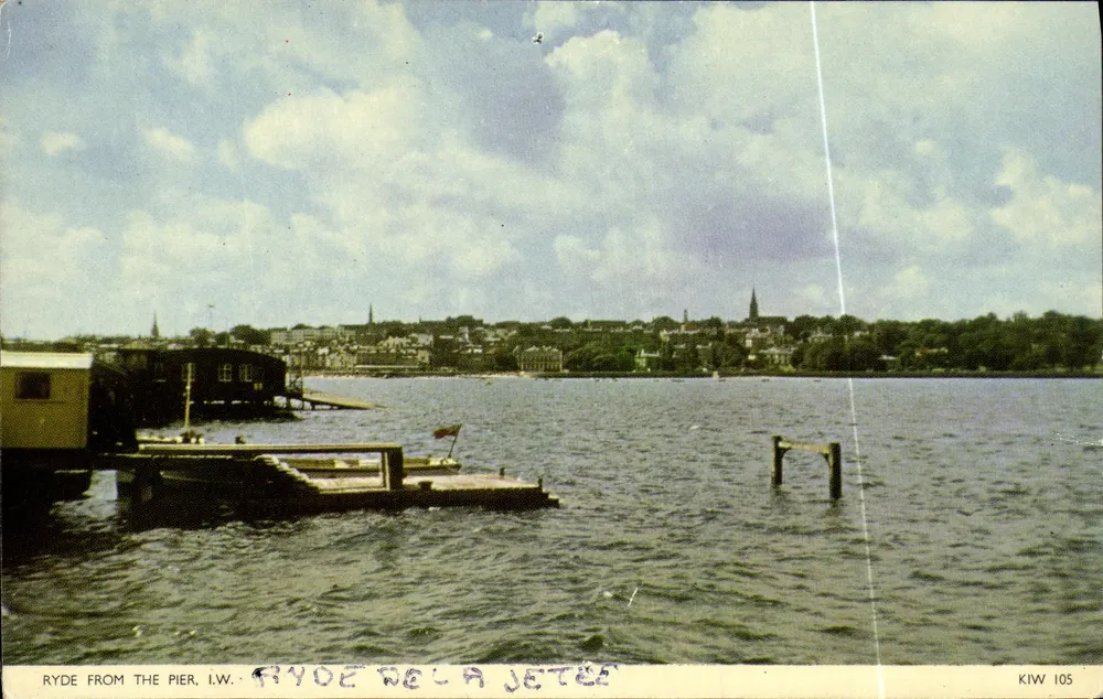 Ryde do Pier, I.W. — vista da cidade — editor Kiw, n° 105 - Frente
