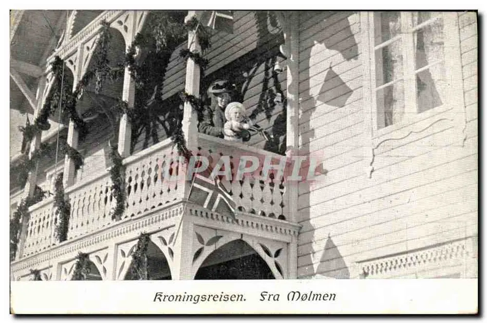 Kronungsreise. Von Mølmen — Verlag Eneberettiget Mittet & Co. Kristiania 1906 - Vorderseite