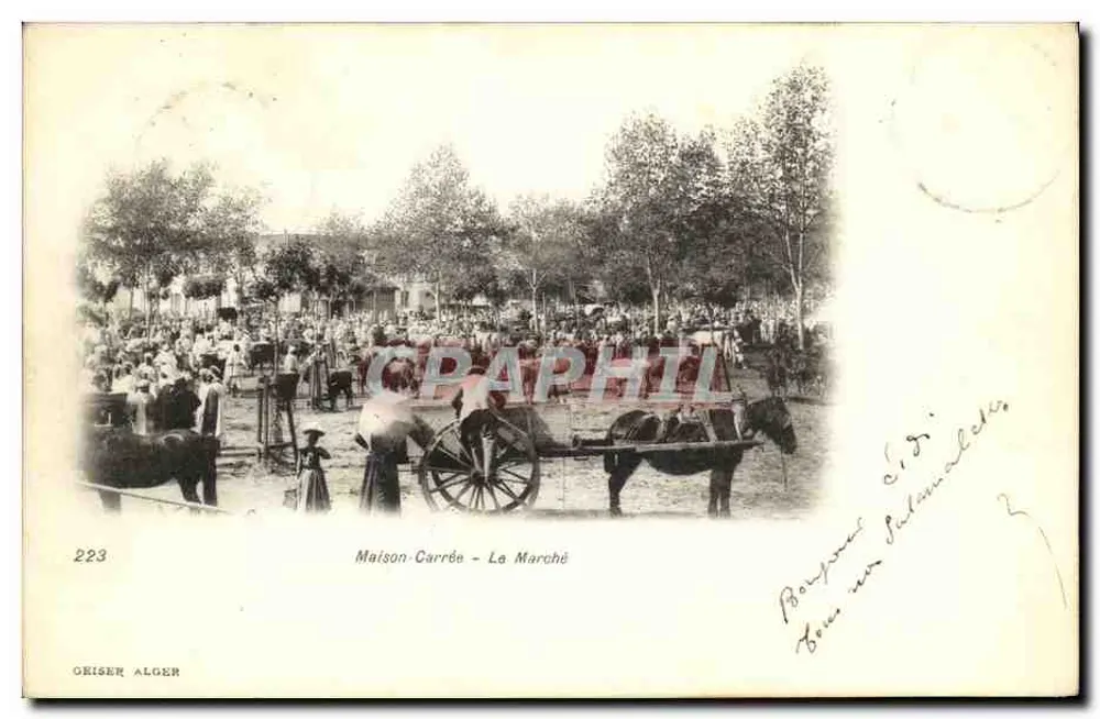 Maison-Carrée - La Marché — Griser Alger, n°223 - Frente