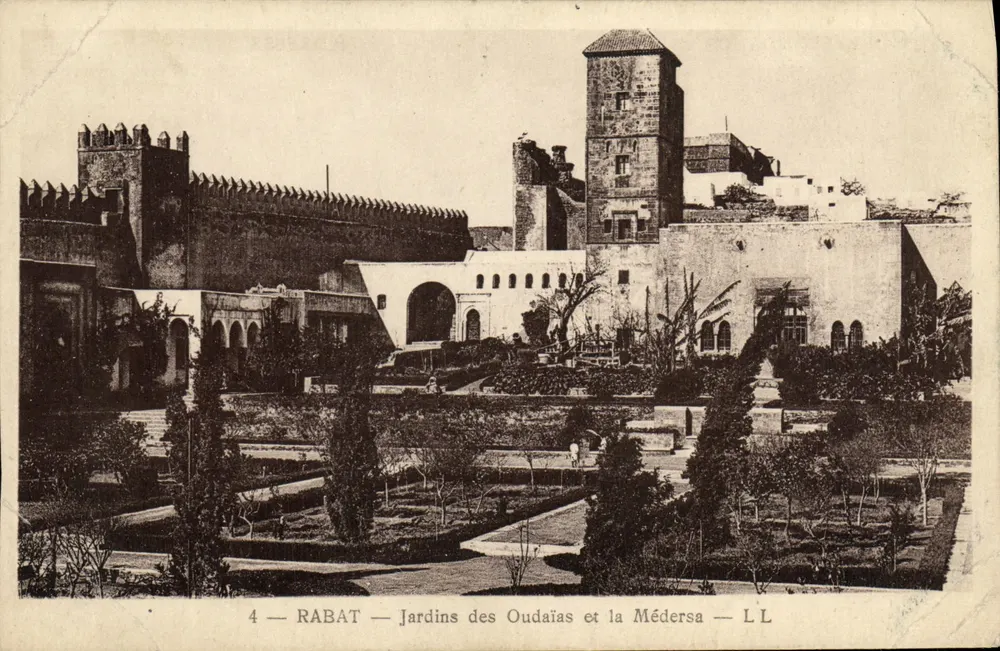 Rabat — Gärten der Oudaias und die Medersa — L.L. - Vorderseite