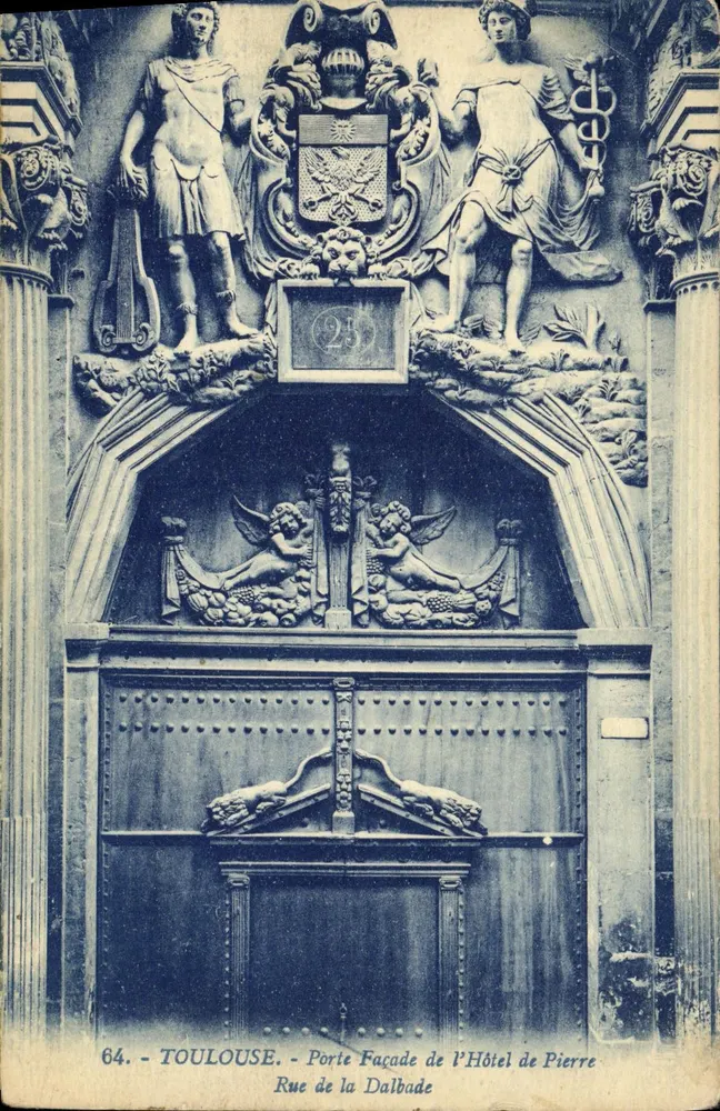 Toulouse - Fassade des Hotels de Pierre - Rue de la Dalbade - Vorderseite