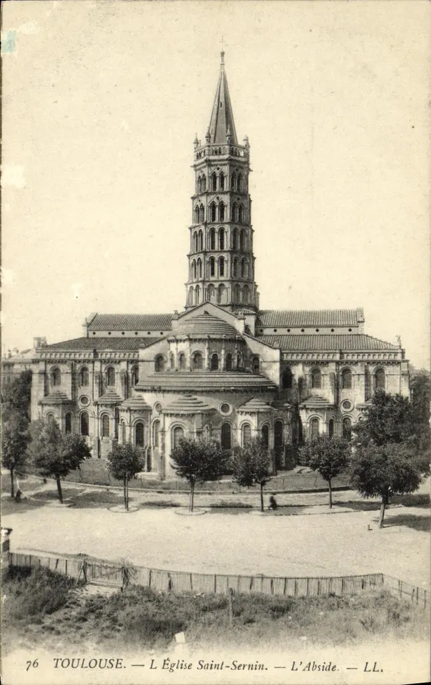 Toulouse — L'Église Saint-Sernin — L'Abside — LL, n°76 - Vorderseite