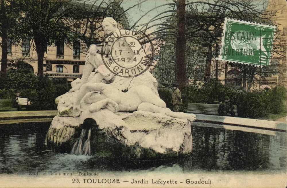 Lafayette-Garten - Goudouli — Toulouse — Éd. F. Fourniment - Vorderseite