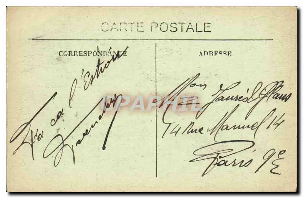 Lafayette-Garten - Goudouli — Toulouse — Éd. F. Fourniment - Rückseite