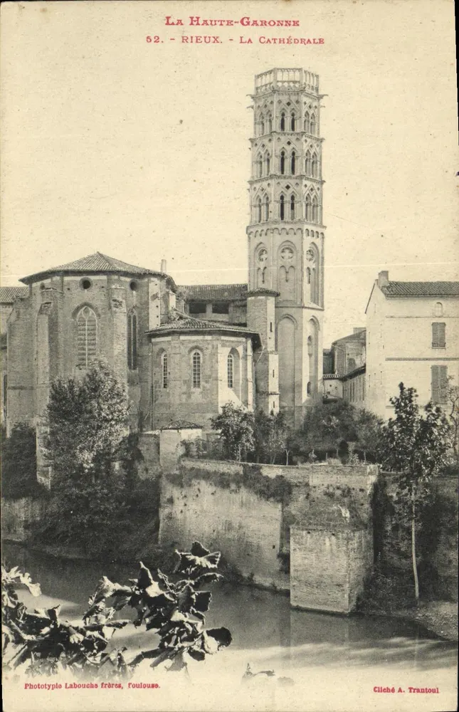 Rieux - A Catedral — Fototipia Labouches frères, Foulouse - Frente