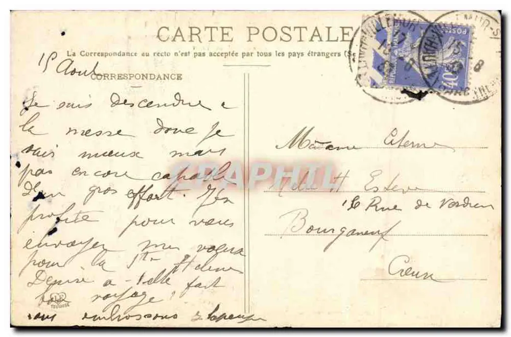 Villemur — Gruppen von Wäschewaschern am Ufer des Tarn — Verlag Toulouse-Lacourne-Trenes, n° 146 - Rückseite