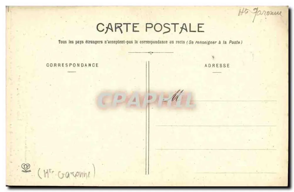 St-Bertrand-de-Comminges — Säule der vier Evangelisten — Die Pyrenäen (1. Serie) — St-Bertrand-de-Comminges — Säule der vier Evangelisten — Verlag: St-Bertrand-de-Comminges — Nr. 75 - Rückseite
