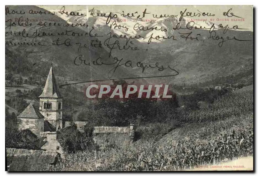 Kirche Saint-Aubin - Panoramablick - Verlag: Abbé Prémel, Toulouse - Vorderseite