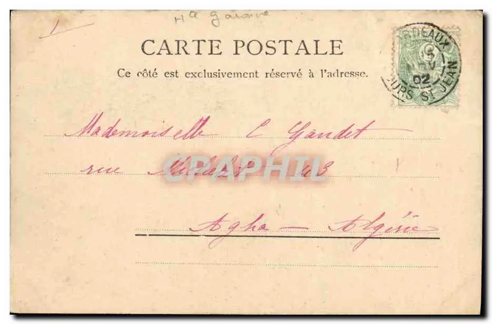 La Vallée de la Pique — Bagnères-de-Luchon — R.&J.D. 10854 g - Rückseite