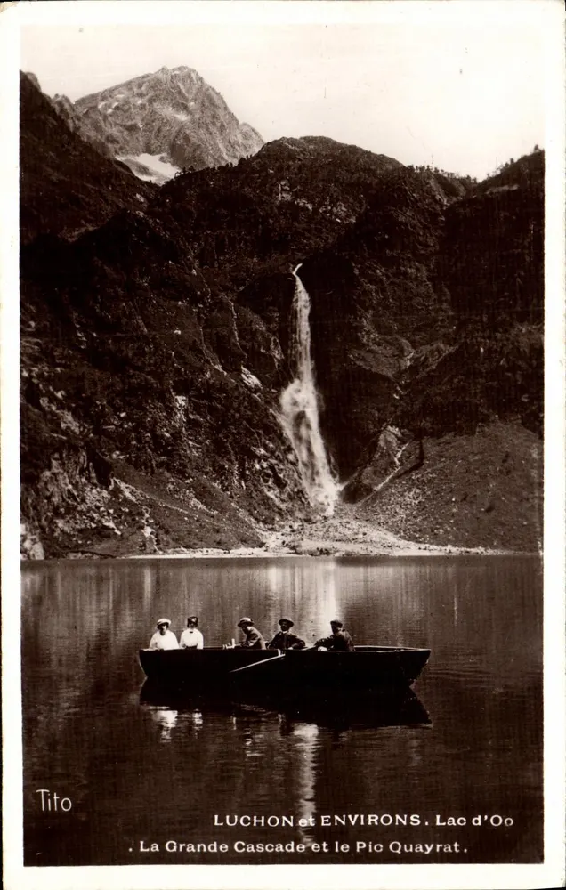Luchon und Umgebung — Die Große Wasserfall und der Pic Quayrat — Tito - Vorderseite