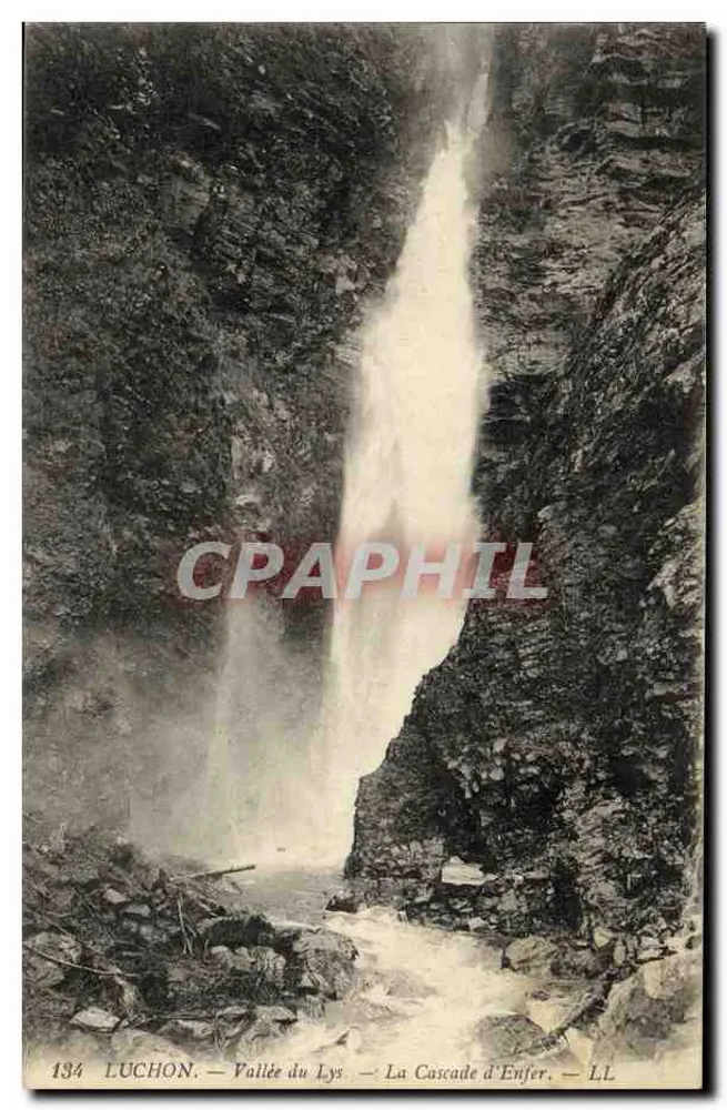 Luchon — Vale do Lys — A Cascata do Inferno — LL, n°134 - Frente